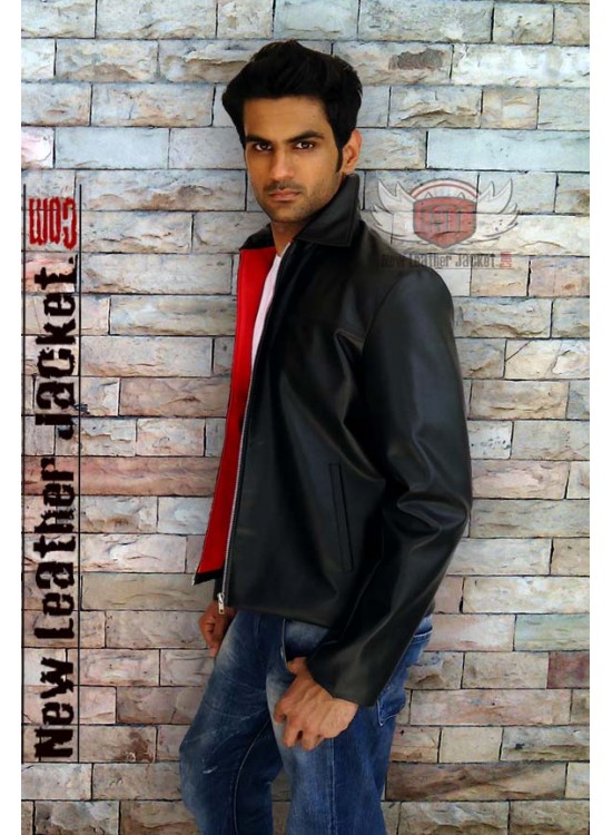 Layer Cake Black Leather Jacket